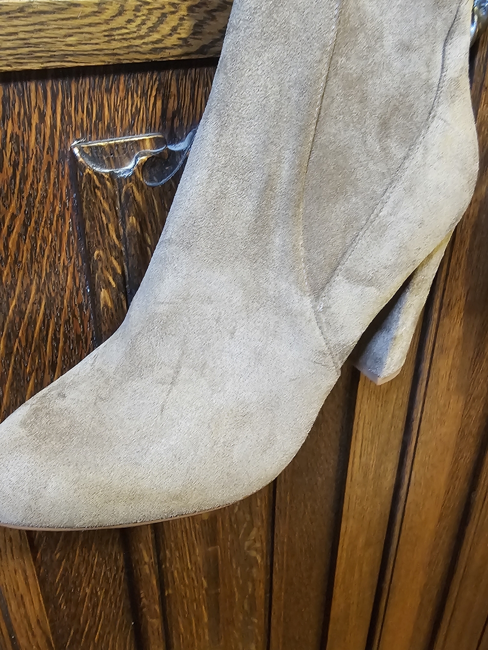 NWT Dolce Vita Taupe Suede Over-the-Knee Boots 8.5 - Picture 2 of 5